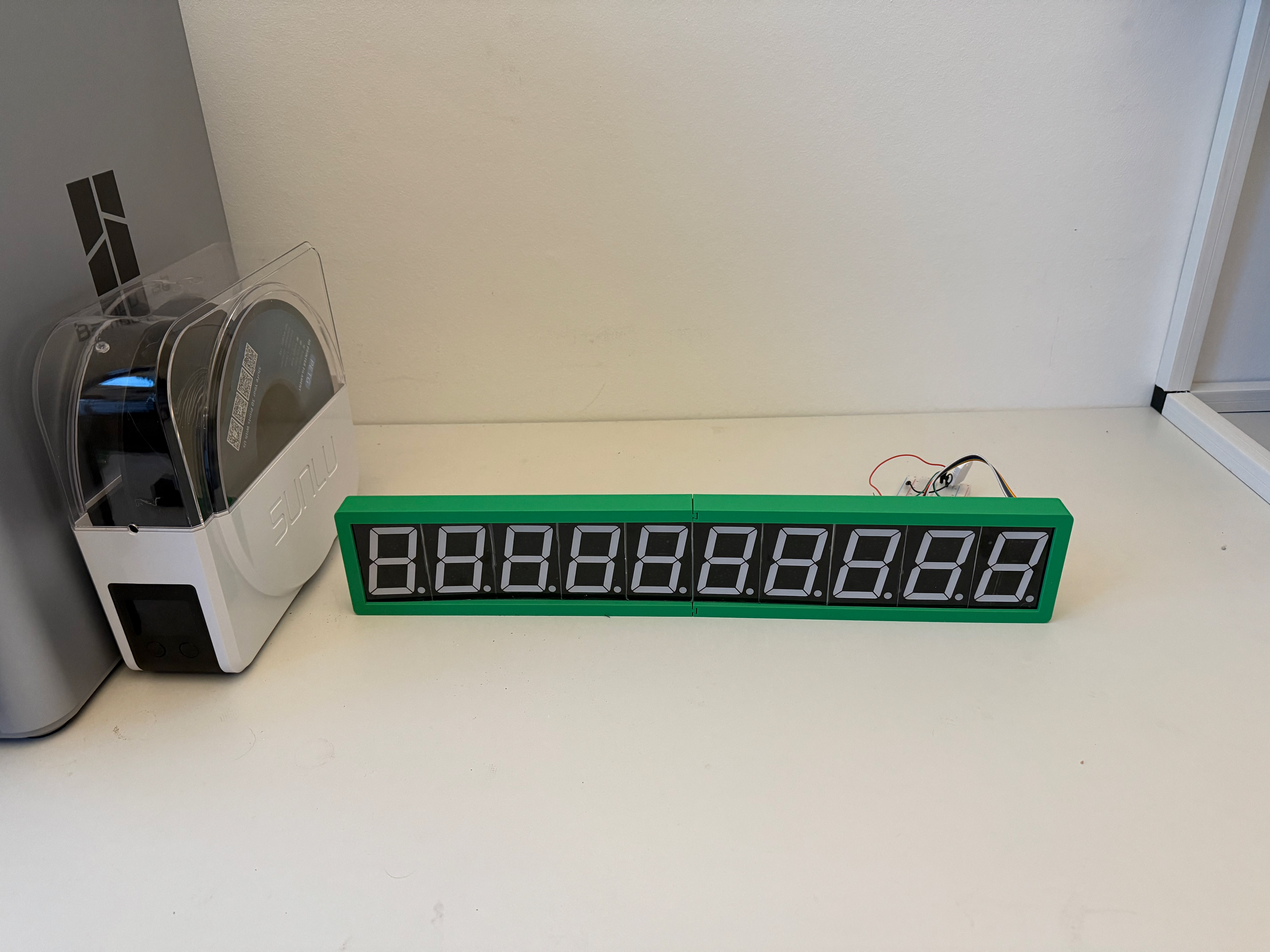 Front of epoch clock