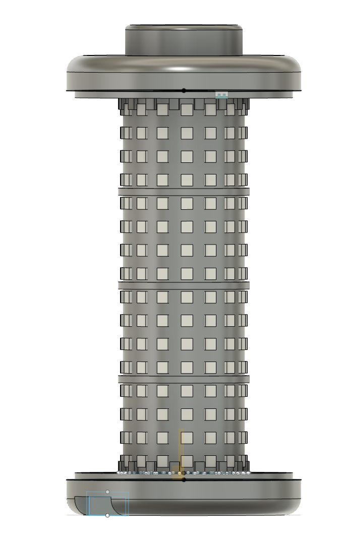 Prototype based on 16x16 pixel matrix