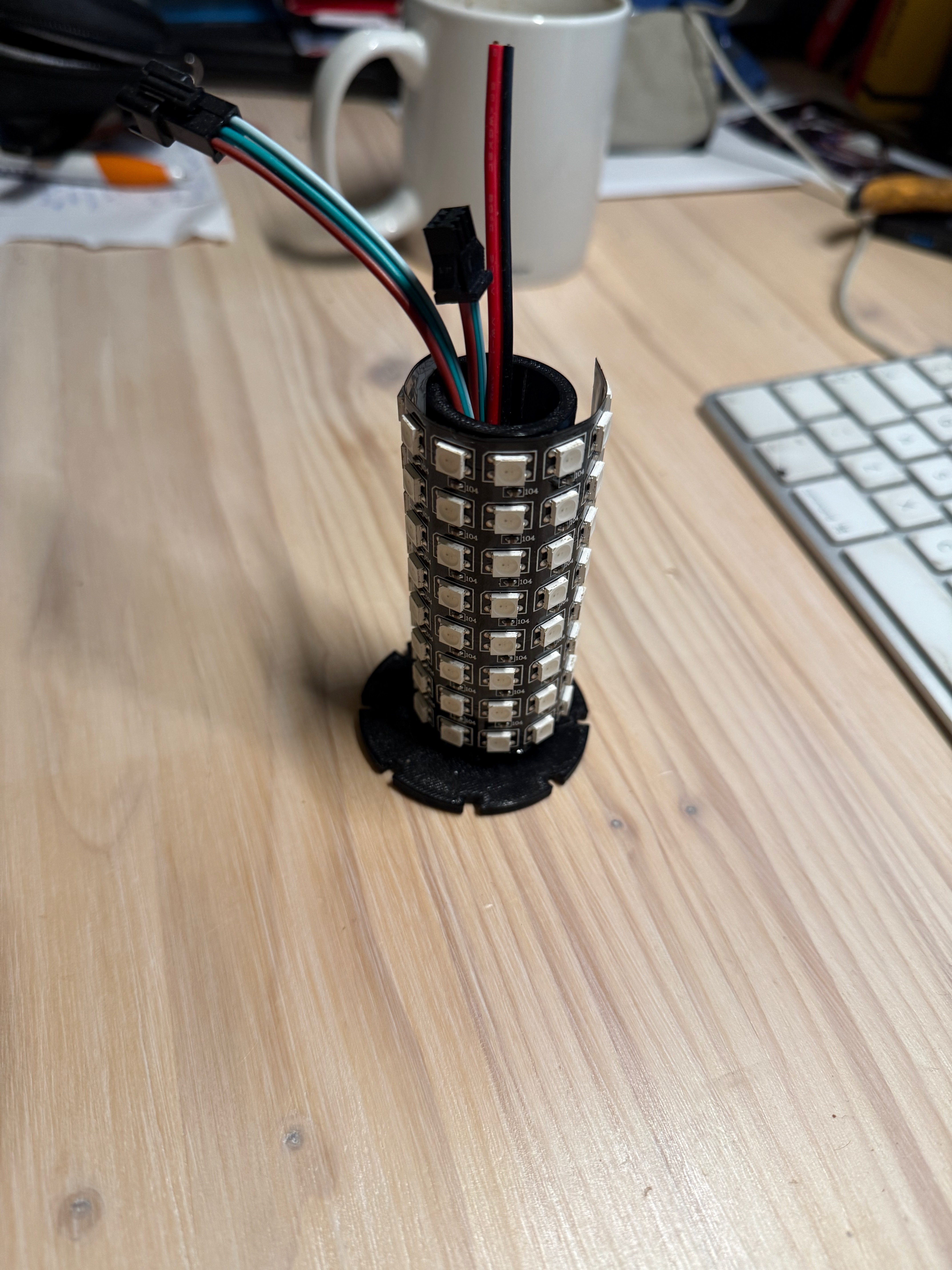 Prototype based on 8x8 pixel matrix