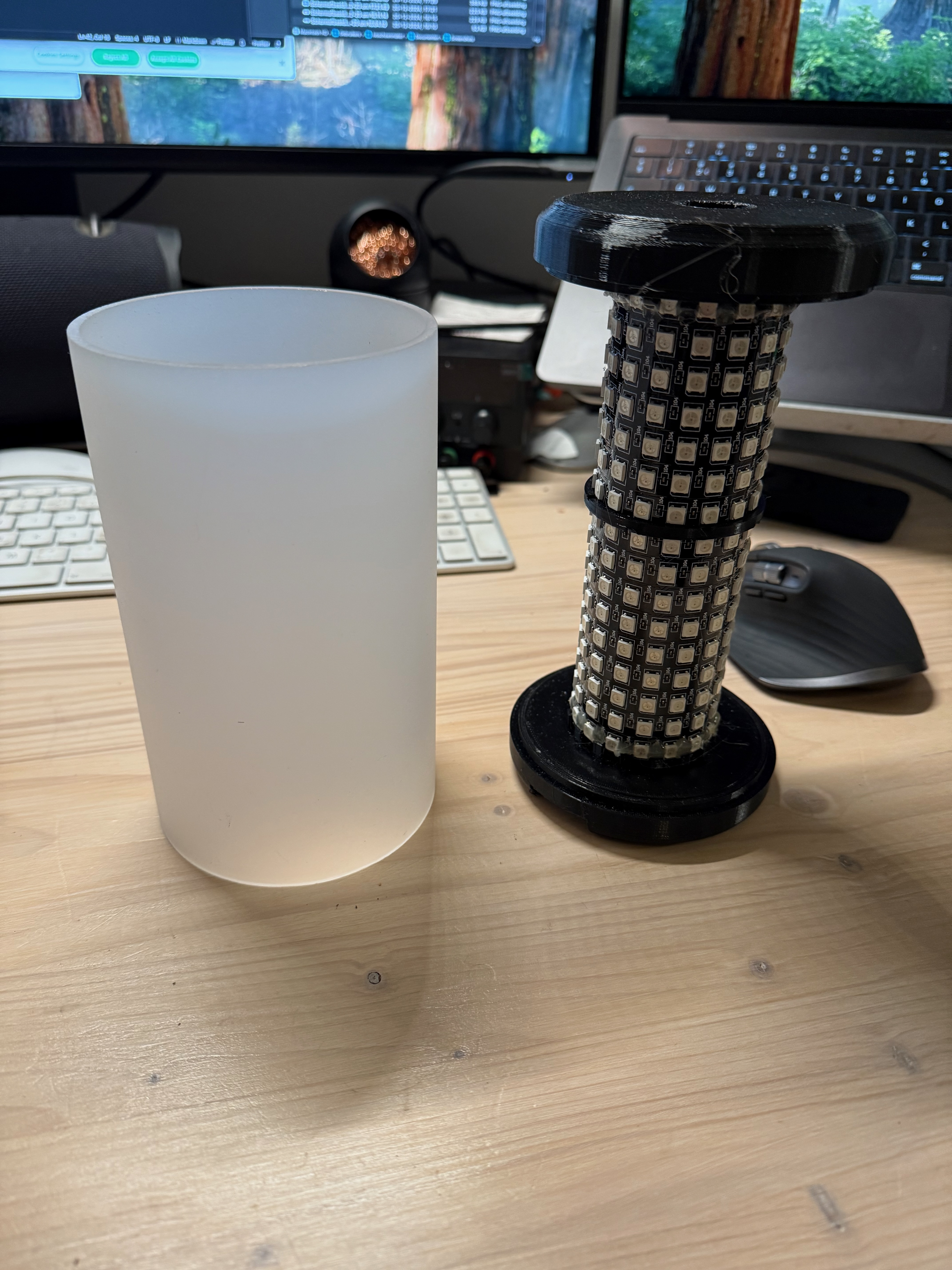 Prototype based on 16x16 pixel matrix